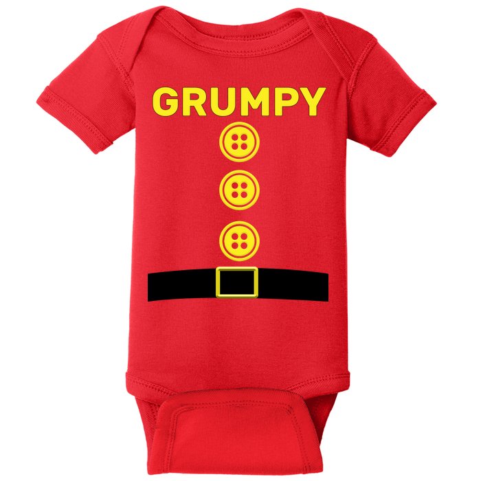 Grumpy Dwarf Halloween Costume  Baby Bodysuit