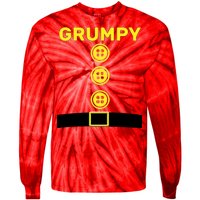 Grumpy Dwarf Halloween Costume  Tie-Dye Long Sleeve Shirt