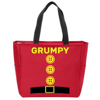 Grumpy Dwarf Halloween Costume  Zip Tote Bag