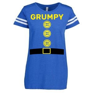 Grumpy Dwarf Halloween Costume  Enza Ladies Jersey Football T-Shirt