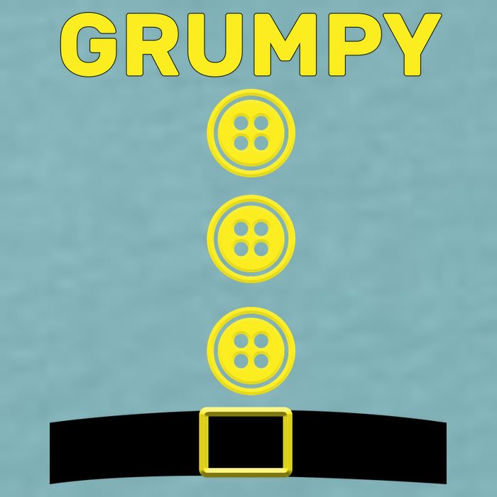 Grumpy Dwarf Halloween Costume  Sueded Cloud Jersey T-Shirt