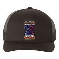 Grumpy Old Man Too Old To Fight Run I'll Just Shoot You Yupoong Adult 5-Panel Trucker Hat