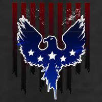 Grunge American Eagle USA Flag Cool Comfort Performance Bucket Hat