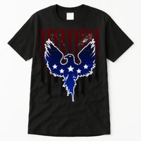 Grunge American Eagle USA Flag Tall T-Shirt