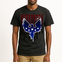 Grunge American Eagle USA Flag Tall T-Shirt