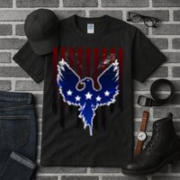 Grunge American Eagle USA Flag Tall T-Shirt
