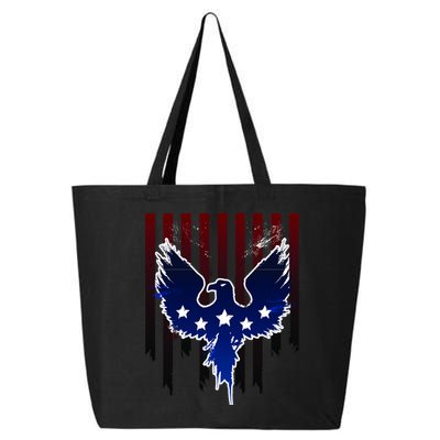 Grunge American Eagle USA Flag 25L Jumbo Tote