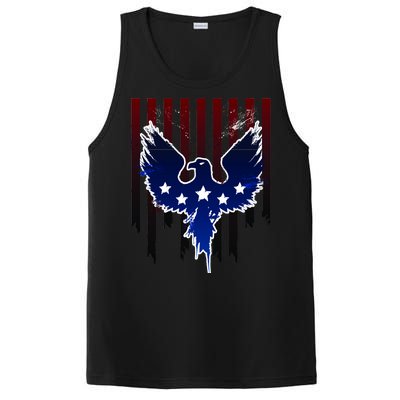 Grunge American Eagle USA Flag PosiCharge Competitor Tank