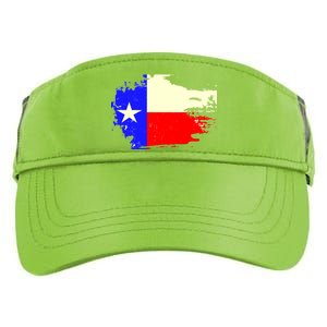 Grunge Texas Flag Adult Drive Performance Visor