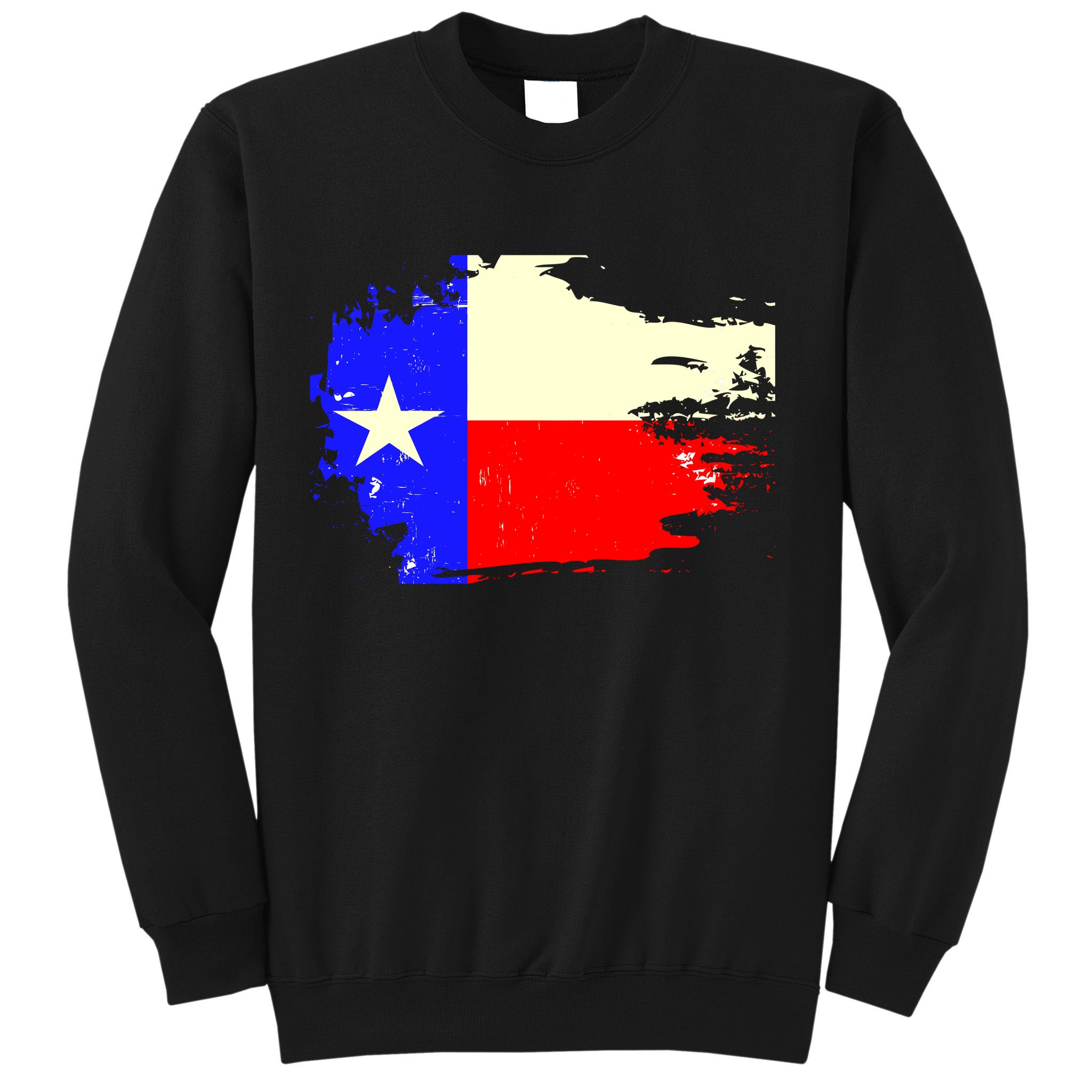 Grunge Texas Flag Sweatshirt