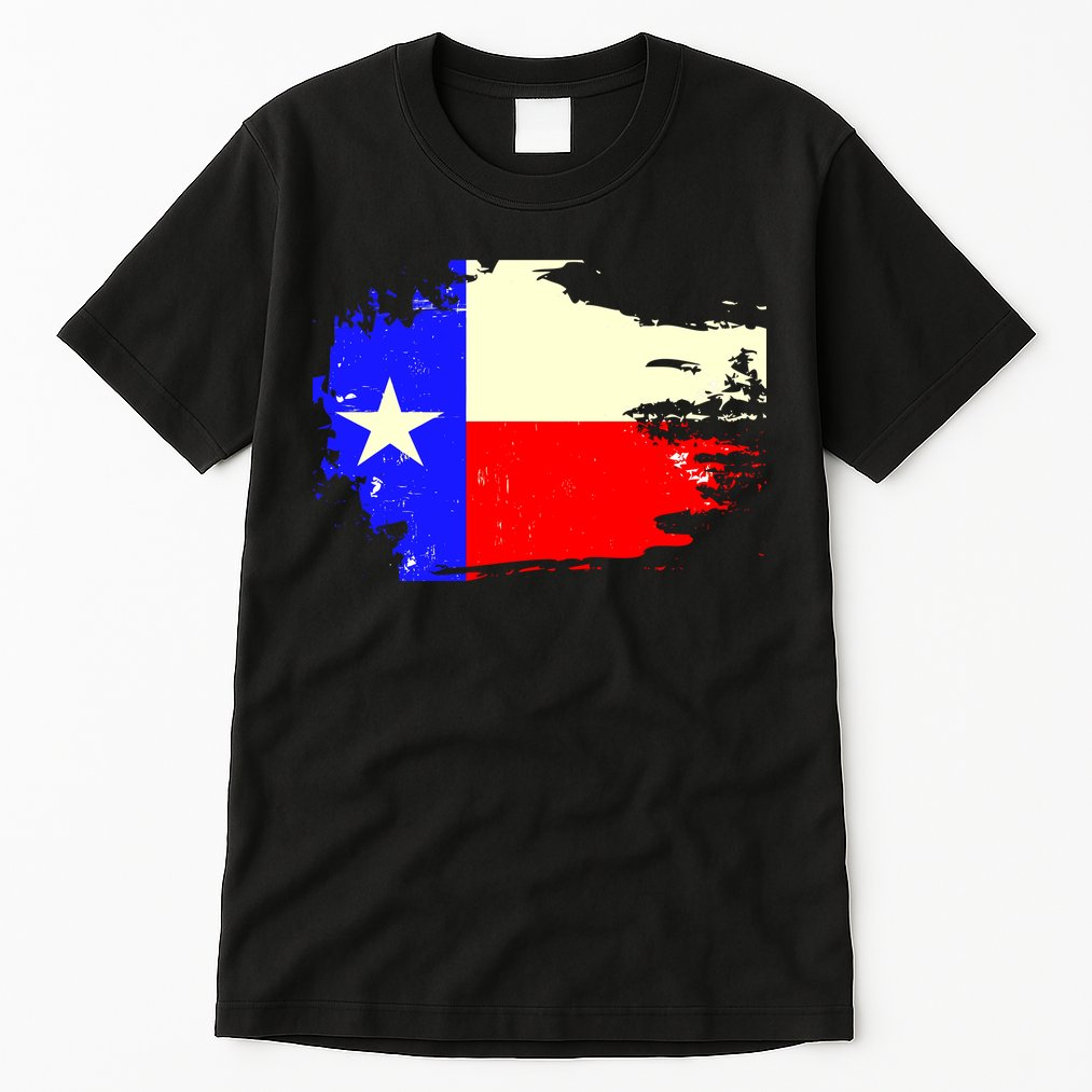 Grunge Texas Flag Tall T-Shirt