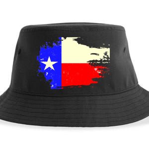 Grunge Texas Flag Sustainable Bucket Hat