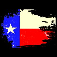 Grunge Texas Flag Drawstring Bag