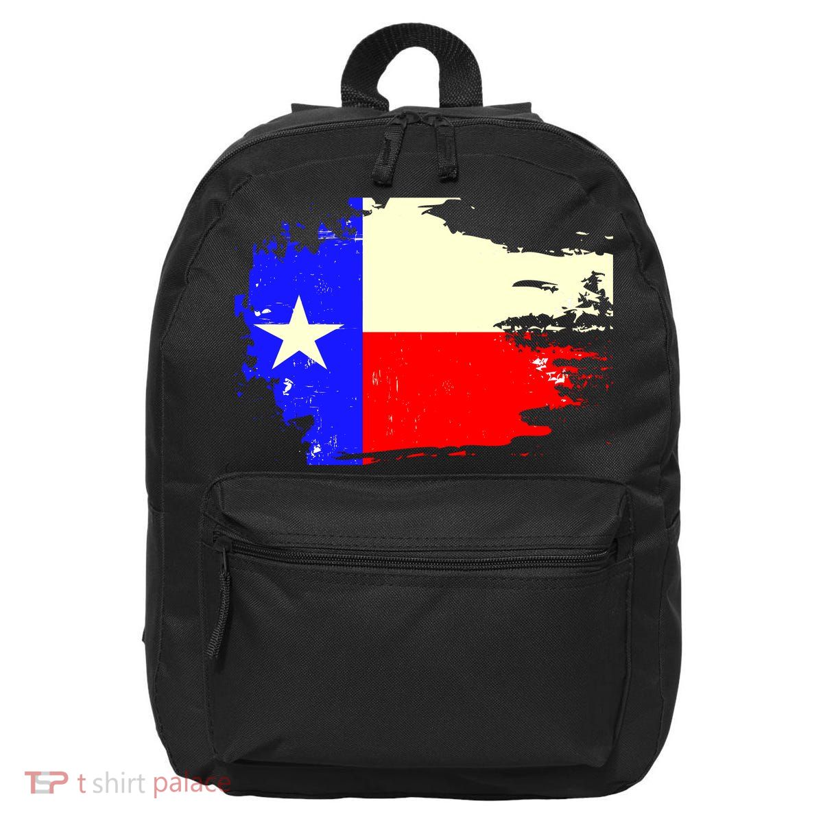 Grunge Texas Flag 16 in Basic Backpack