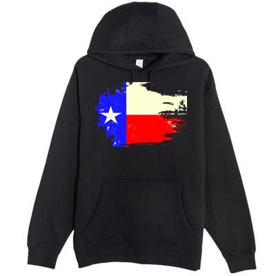 Grunge Texas Flag Premium Pullover Hoodie