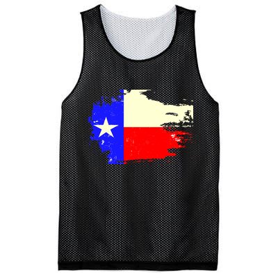 Grunge Texas Flag Mesh Reversible Basketball Jersey Tank