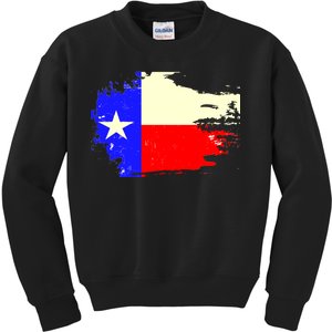 Grunge Texas Flag Kids Sweatshirt