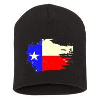 Grunge Texas Flag Short Acrylic Beanie