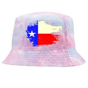 Grunge Texas Flag Tie-Dyed Bucket Hat