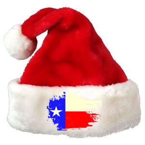 Grunge Texas Flag Premium Christmas Santa Hat