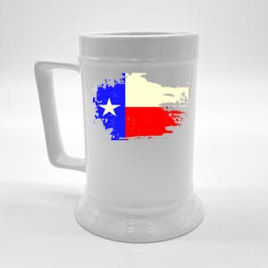 Grunge Texas Flag Beer Stein