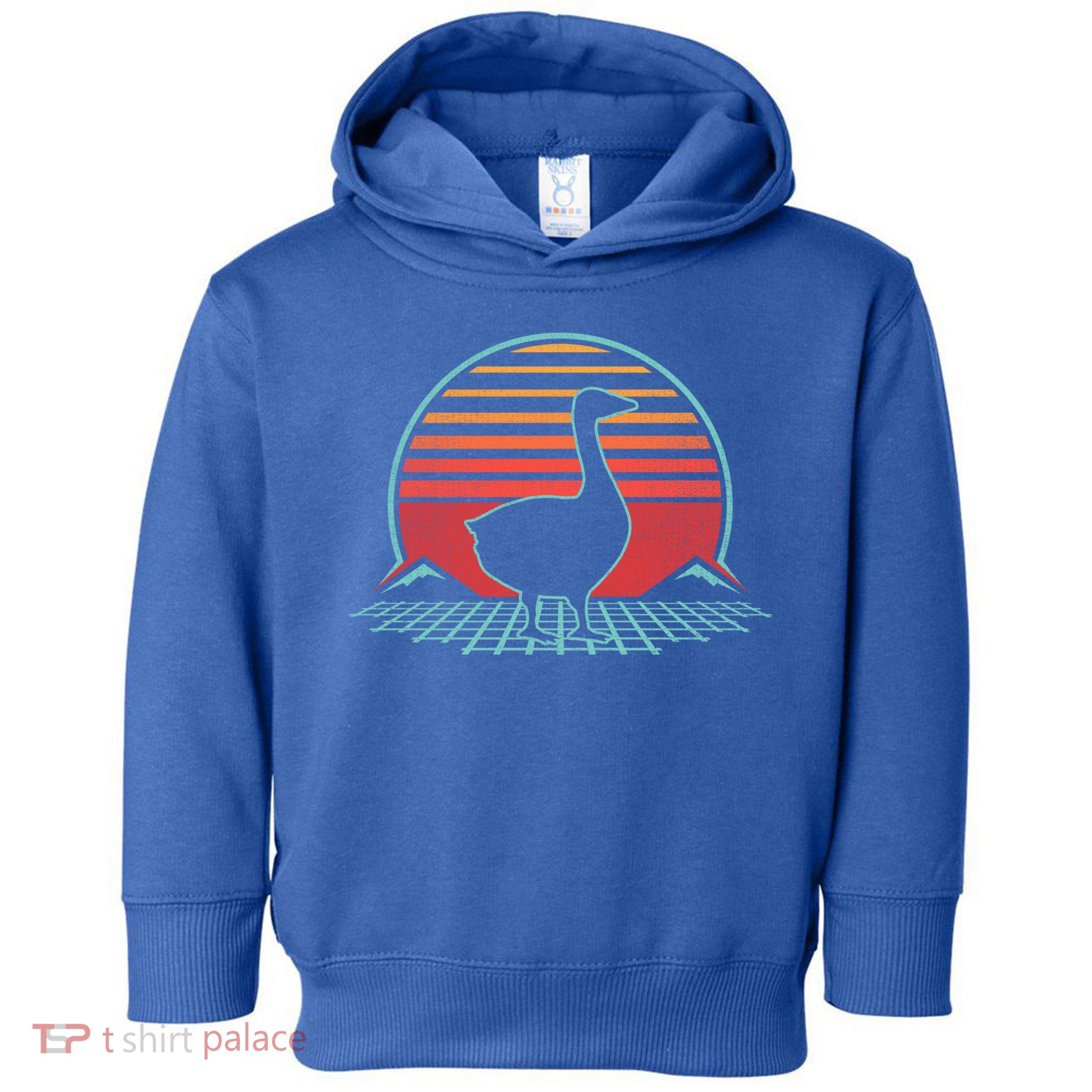 Goose Retro Vintage 80s Style Animal Lover Gift Great Gift Toddler Hoodie