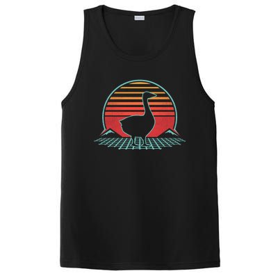 Goose Retro Vintage 80s Style Animal Lover Gift PosiCharge Competitor Tank