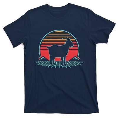 Goat Retro Vintage 80s Style Farm Animal Lover Gift T-Shirt