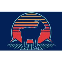 Goat Retro Vintage 80s Style Farm Animal Lover Gift Bumper Sticker