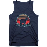 Goat Retro Vintage 80s Style Farm Animal Lover Gift Tank Top