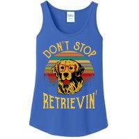 Golden Retriever Vintage Dont Stop Retrievin Golden Lovers Funny Gift Ladies Essential Tank