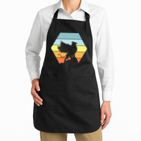 Griffin Retro Vintage Sunset Lion Eagle Mythical Creature Apron