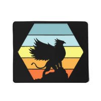 Griffin Retro Vintage Sunset Lion Eagle Mythical Creature Mousepad