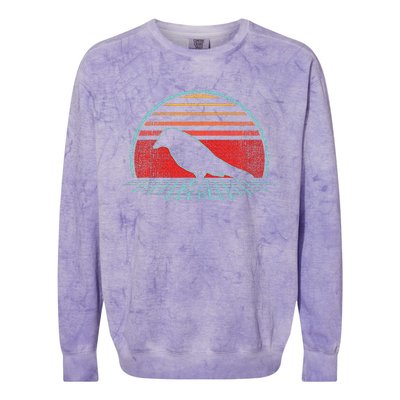 Grackle Retro Vintage 80s Style Colorblast Crewneck Sweatshirt