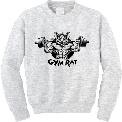 Gym Rat Workout Kids Sweatshirt