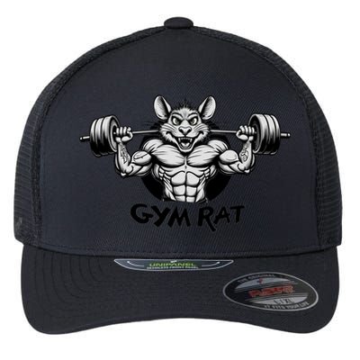 Gym Rat Workout Flexfit Unipanel Trucker Cap