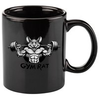 Gym Rat Workout 11oz C Handle Ceramic Mug