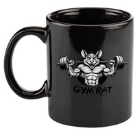 Gym Rat Workout 11oz C Handle Ceramic Mug