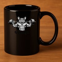 Gym Rat Workout 11oz C Handle Ceramic Mug