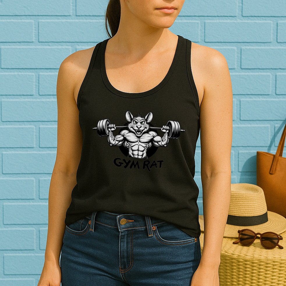Gym Rat Workout Womens Tank Top