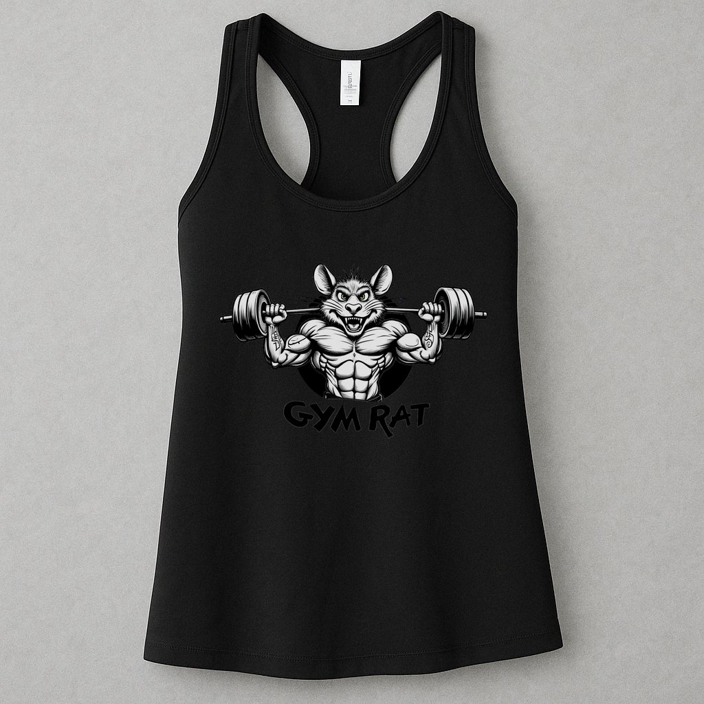 Gym Rat Workout Womens Tank Top