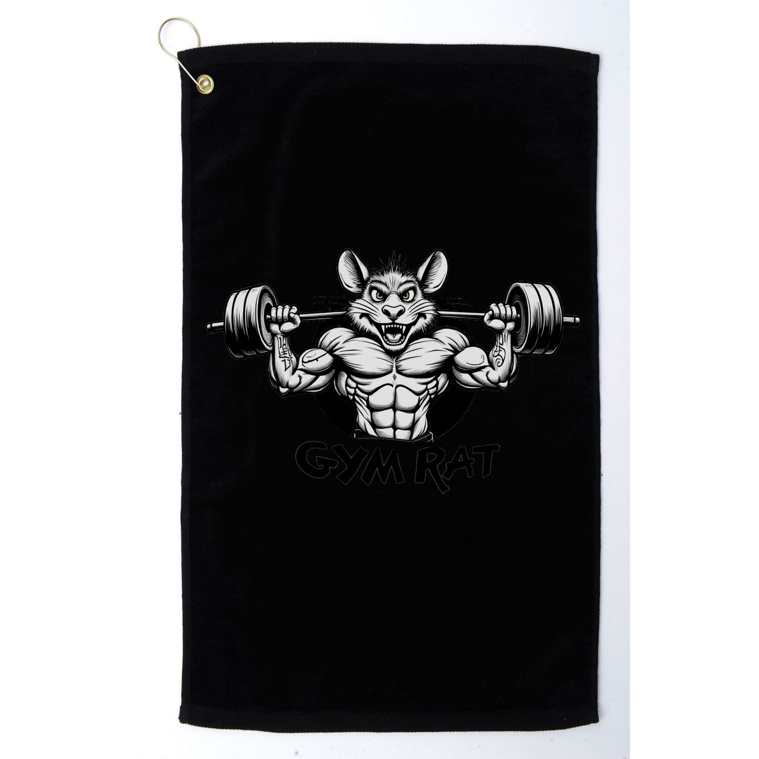 Gym Rat Workout Golf Towel