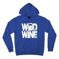 Gym Rats Wod Now Wine Later Gift Tall Hoodie