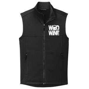 Gym Rats Wod Now Wine Later Gift Collective Smooth Fleece Vest