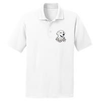 Golden Retriever With Christmas Lights PosiCharge RacerMesh Polo