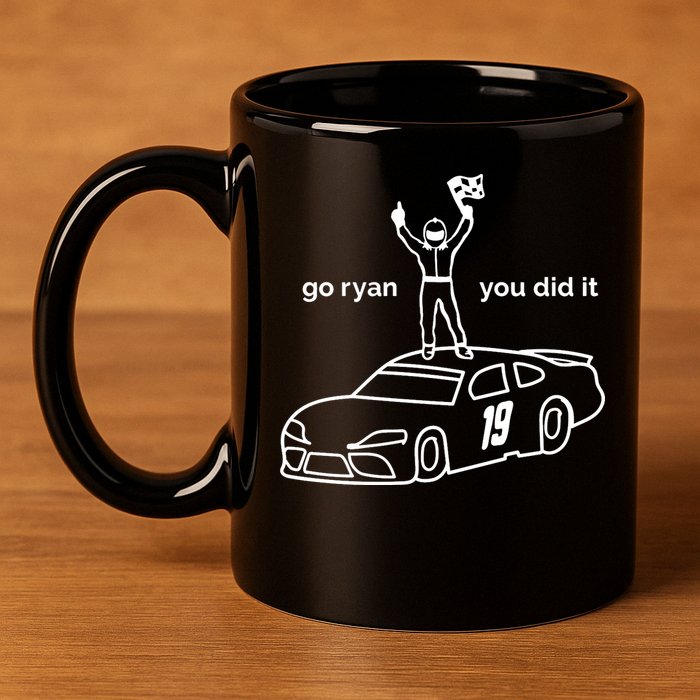 Go Ryan Win You Did It 11oz C Handle Ceramic Mug