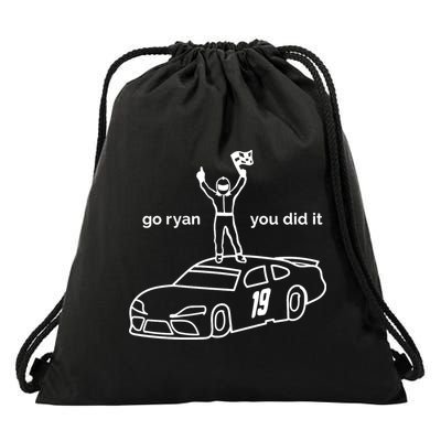 Go Ryan Win You Did It Drawstring Bag
