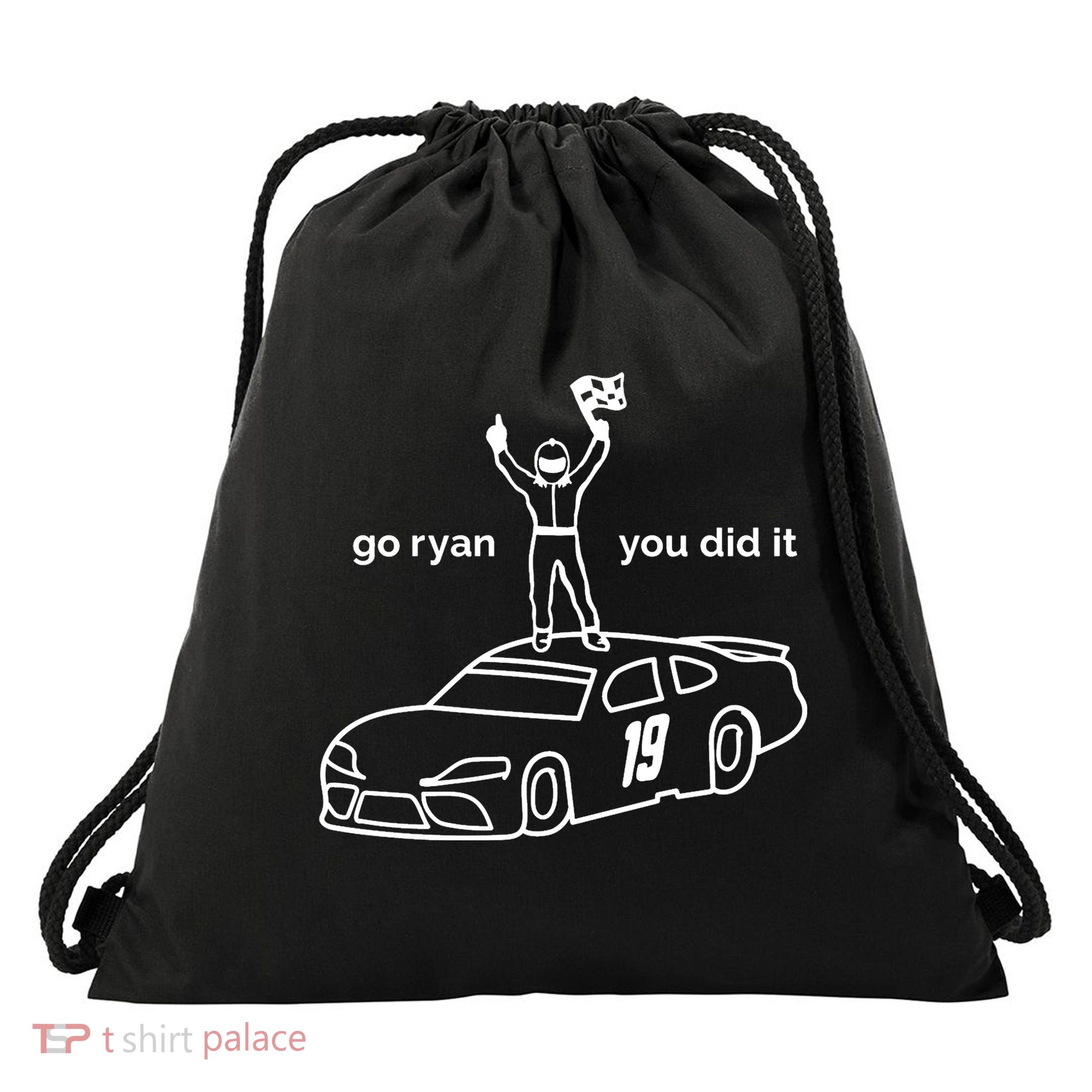 Go Ryan Win You Did It Drawstring Bag