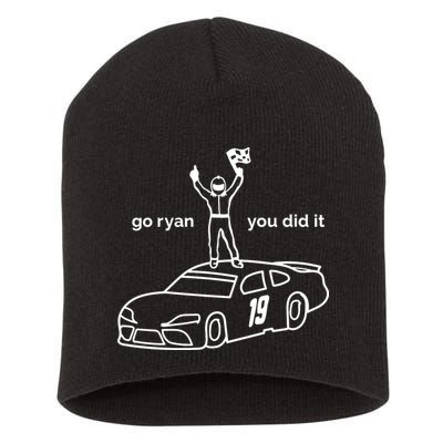 Go Ryan Win You Did It Short Acrylic Beanie