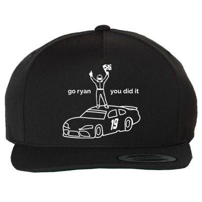 Go Ryan Win You Did It Wool Snapback Cap